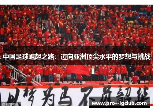 中国足球崛起之路:迈向亚洲顶尖水平的梦想与挑战 中国足球崛起之路:迈向亚洲顶尖水平的梦想与挑战